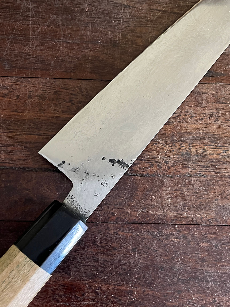 Thumbnail: Vintage Japanese Kiritsuke 220 mm
