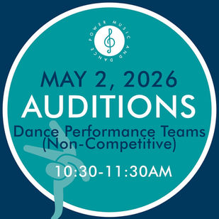 Power Music & Dance performance team auditions on May 2, 2026, for non-competitive dance teams ages 6–17
