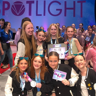 Dancers from Power Music & Dance Team at Spotlight Dance Cup 