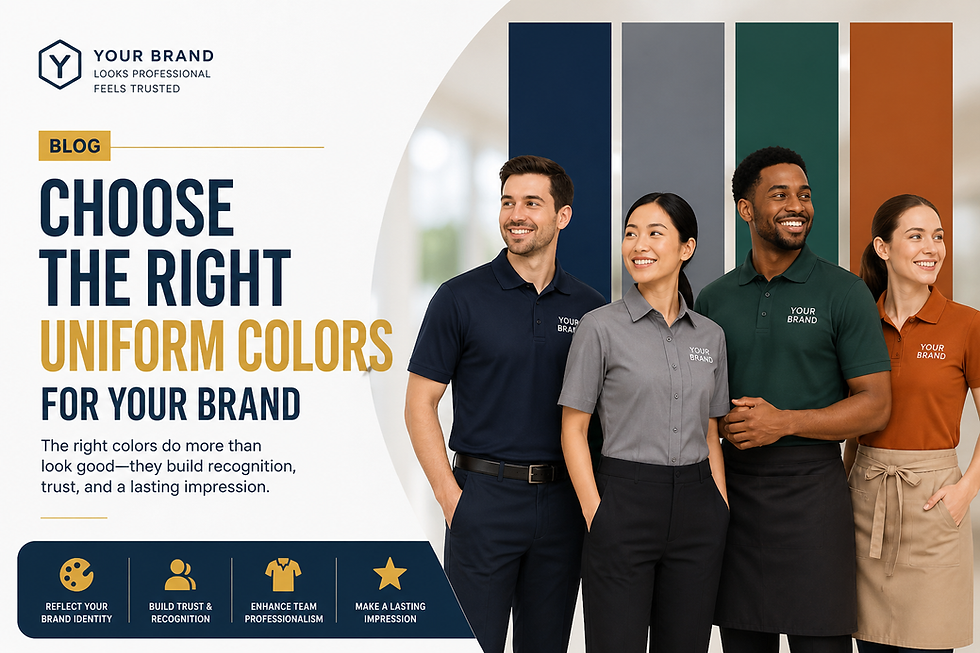 Choosing the Right Uniform Colors for Your Brand