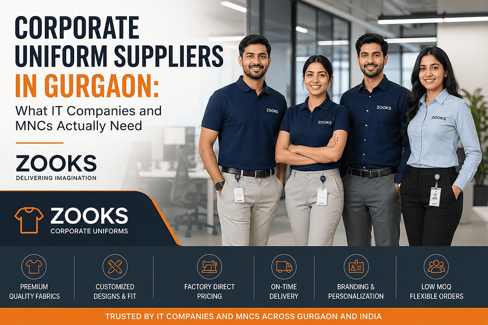 Corporate Uniform Suppliers in Gurgaon: What IT Companies and MNCs Actually Need