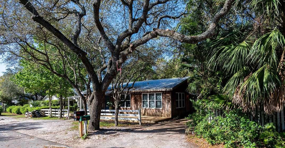 Charming coastal cottages, natural dune landscapes, and the laid-back atmosphere of Grayton Beach, Florida, along Scenic Highway 30A.