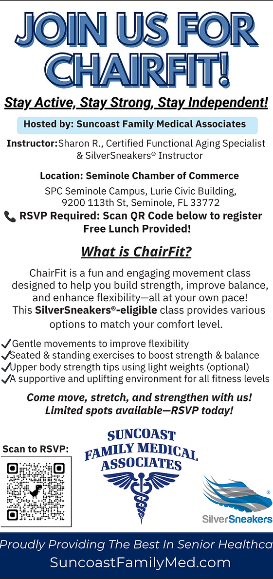 Suncoast Family Medical Chairfit Yoga for Seniors