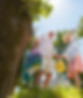 Senior couple enjoys a sunny picnic under tall trees.