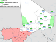 نیروهای طوارق در جنگ با دولت مرکزی مالی و همپیمان جدید استعمارگر آن