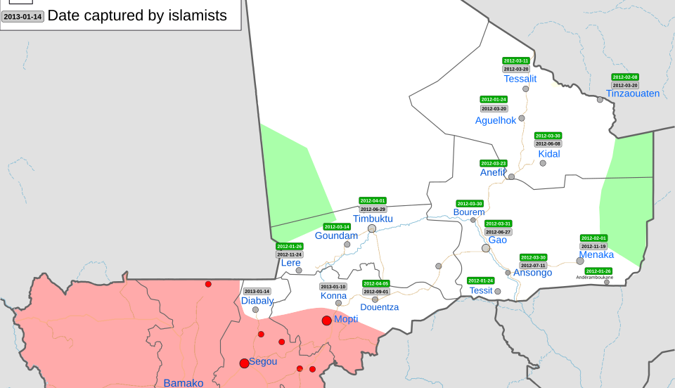 نیروهای طوارق در جنگ با دولت مرکزی مالی و همپیمان جدید استعمارگر آن