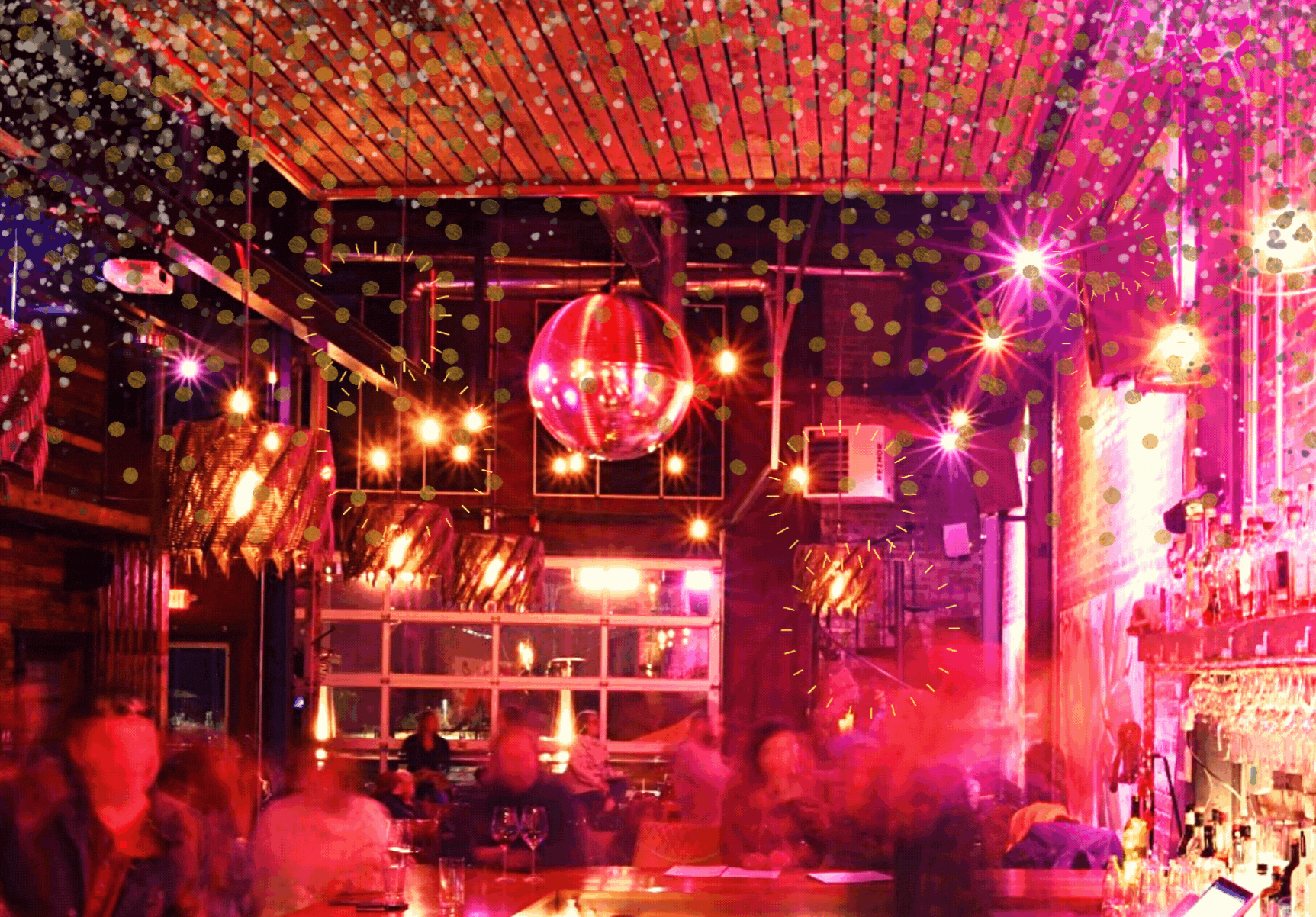 NYE BOTTLE RIOT DISCO BALL!!