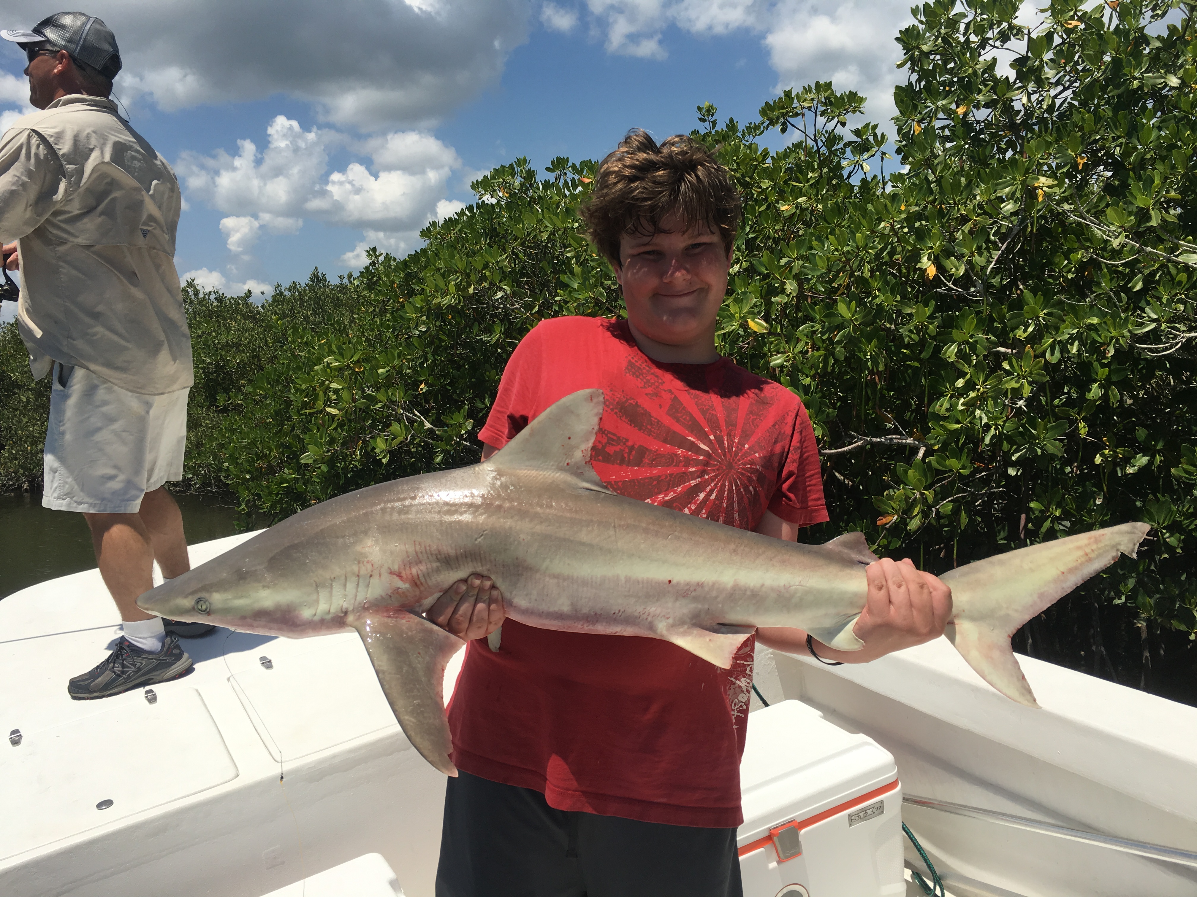 Nice Shark for this young man.
