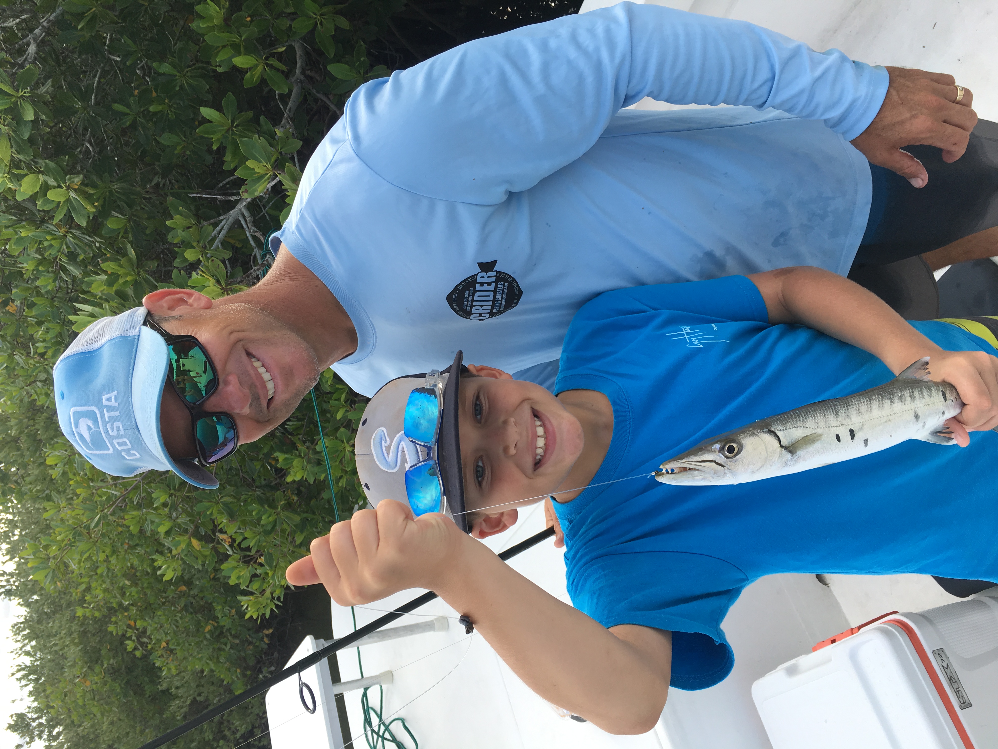 Captain Kyle Crider and young angler