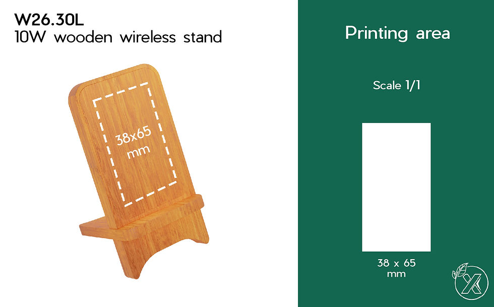 Miniature : W26 - Support induction éco bois 10W