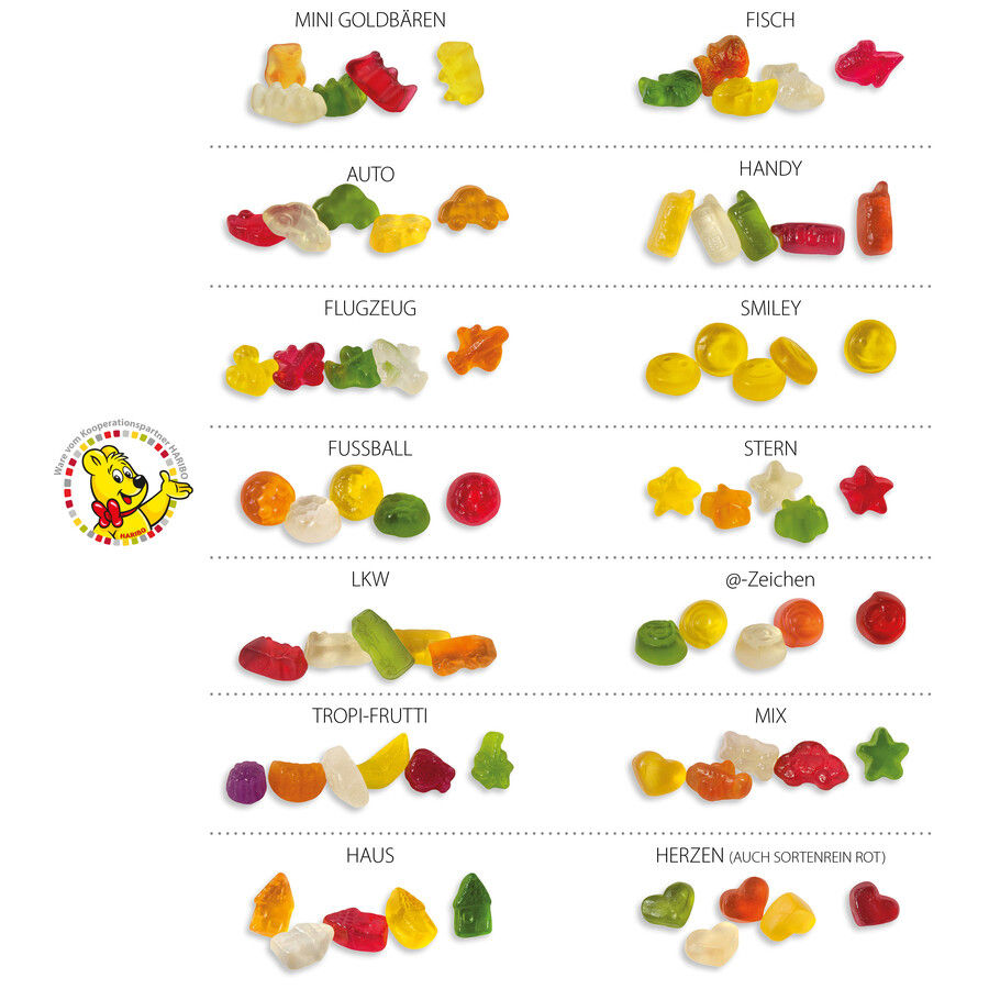 HARIBO Formes standards
