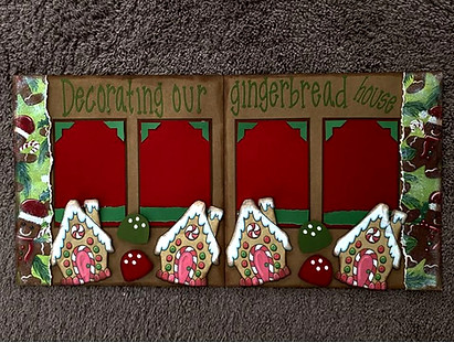 Decorating our gingerbread house REDO 1-