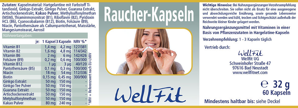 Miniaturbild: Raucher - 60 Kapseln