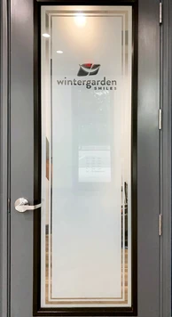 Just Smile office interior doors with glass