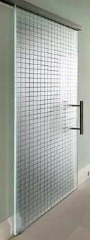 custom interior glass doors and modern barn door