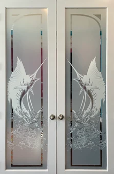 custom interior glass doors