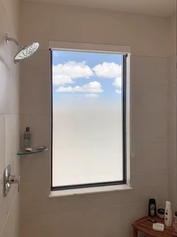 A Bathroom Window on an Outdoor Walkway?