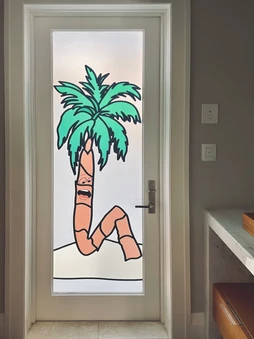A Cabana Bathroom Custom Interior Glass Doors