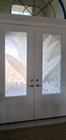 Tropical Decorative Front Doors