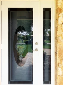 Decorative Glass Door Sidelights And Art Nouveau Classic