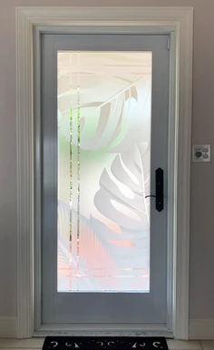 modern take entrance glass door design