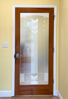 glass designs for internal doors for engineer's office.