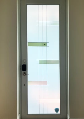 contemporary entrance glass door design