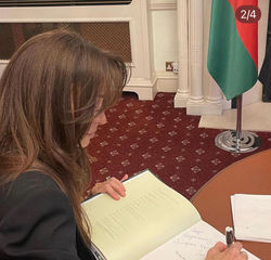 Aslıhan Koruyan Sabancı Azerbaycan Büyükelçiliği Sayın Elin Süleymanov Resepsiyonu Londra