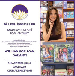 Aslihan Koruyan Sabanci Elle Green Nilüfer Lions Klübü Konuk Konuşmacı
