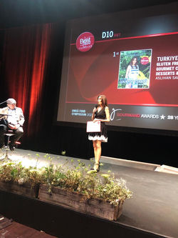 Aslıhan Koruyan Sabancı Best in the World Awards,  Umea, Sweeden 2023  ​  Best Diet Cookbook in the 