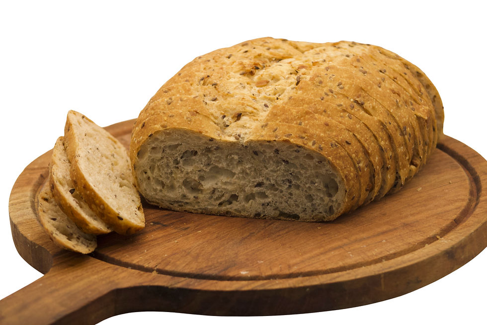 Pan hogaza de semillas