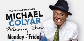 Promotional flyer for Michael Colyar podcast