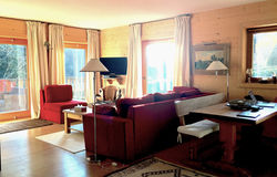 Megeve chalet Salon et TV