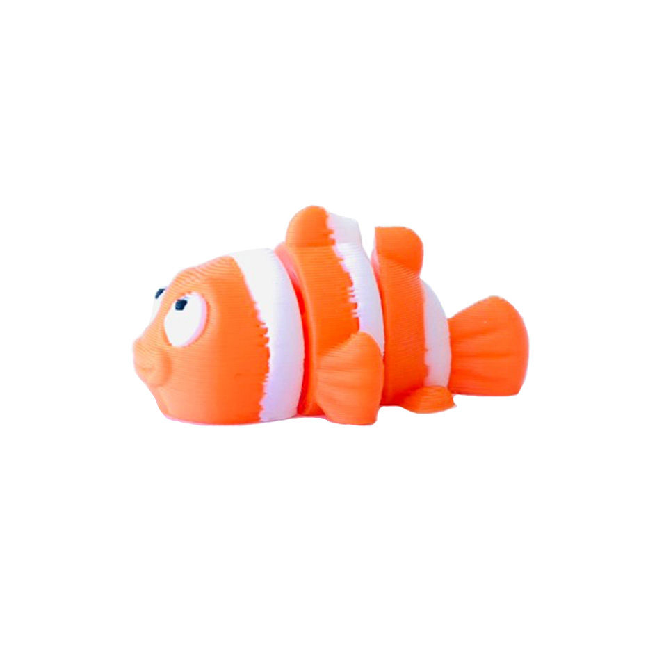 Miniatura: Peixe Nemo em 3D - Miniatura Articulada