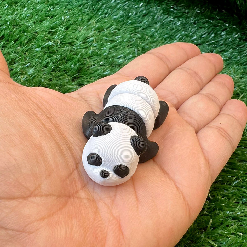 Miniatura: Urso Panda em 3D - Miniatura Articulada