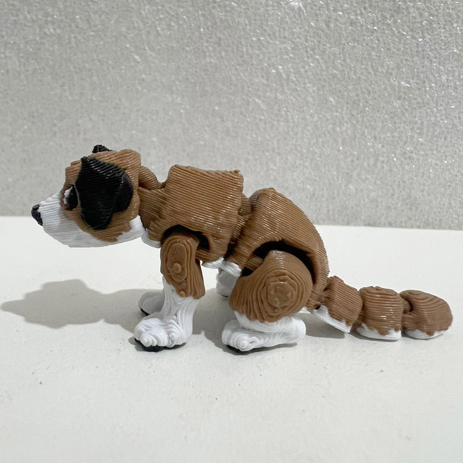Miniatura: Cachorro em 3D - Miniatura Articulada