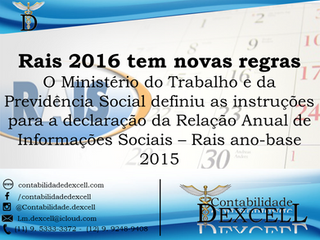 Rais 2016 tem novas regras