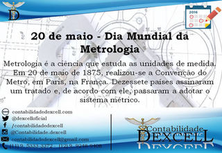 20 de maio - Dia Mundial da Metrologia