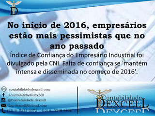 No início de 2016, empresários estão mais pessimistas que no ano passado