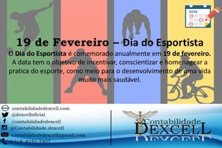 19 de Fevereiro – Dia do Esportista