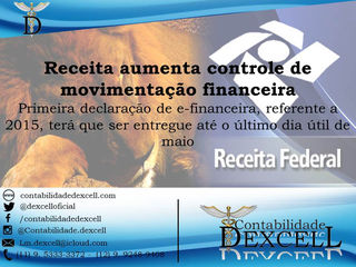 Receita aumenta controle de movimentação financeira