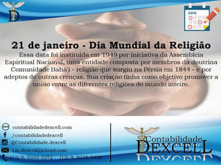 21 de janeiro - Dia Mundial da Religião