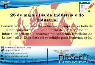 25 de maio - Dia da Indústria e do Industrial
