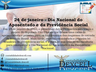 24 de janeiro - Dia Nacional do Aposentado e da Previdência Social