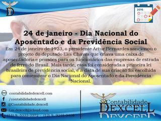24 de janeiro - Dia Nacional do Aposentado e da Previdência Social
