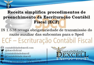 Receita simplifica procedimentos de preenchimento da Escrituração Contábil Fiscal (ECF)