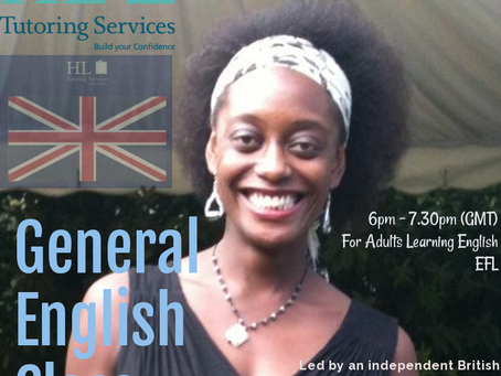 General English Half-Term Courses - For adult English as a Foreign Language learners