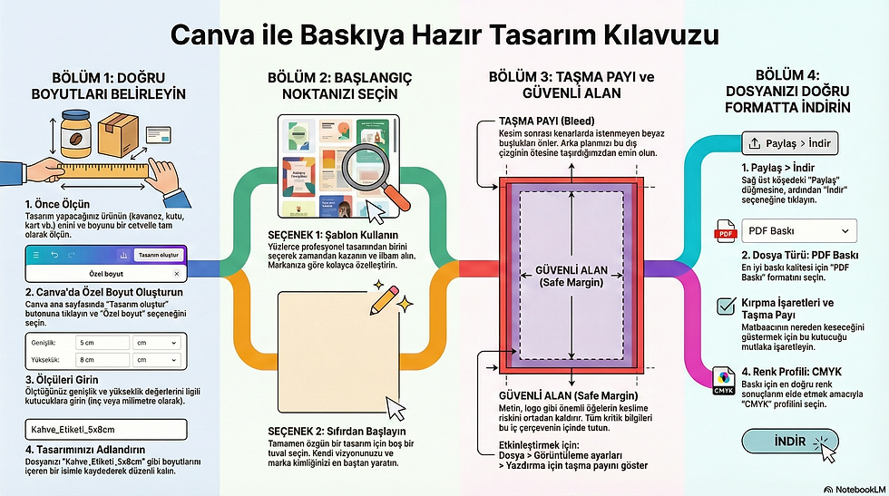 Canva Kullanarak 10 Dakikada Baskıya Hazır Etiket Nasıl Tasarlanır?