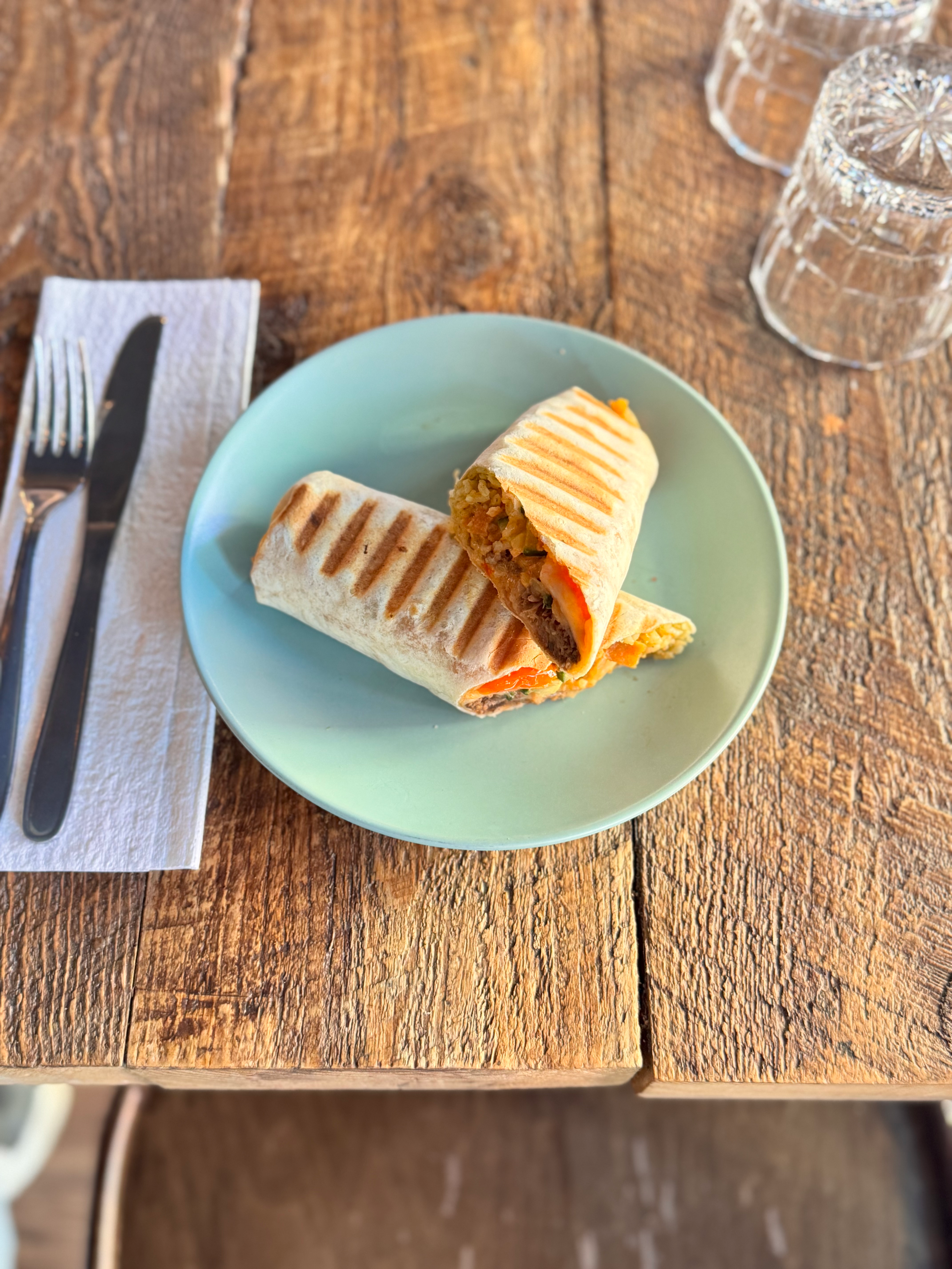 Arranged Food and Objects