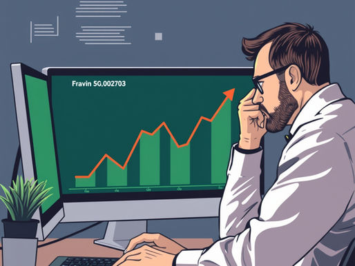 Business owner frustrated by computer downtime, or graph showing downtime costs